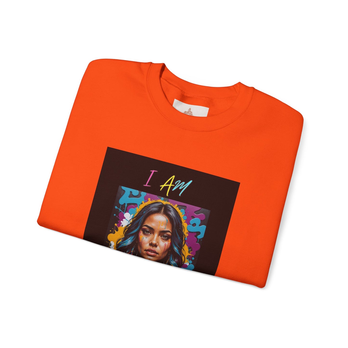 "Mi hermosa reina" 'I Am Enough' -Unisex Crewneck Sweatshirt