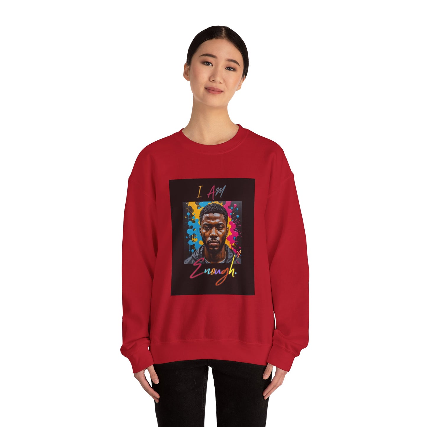 " Mi Amor' I am enough Crewneck Sweatshirt