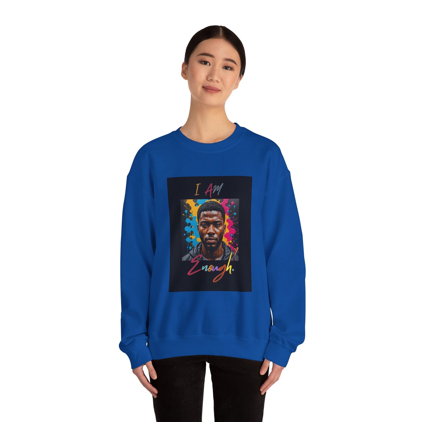" Mi Amor' I am enough Crewneck Sweatshirt