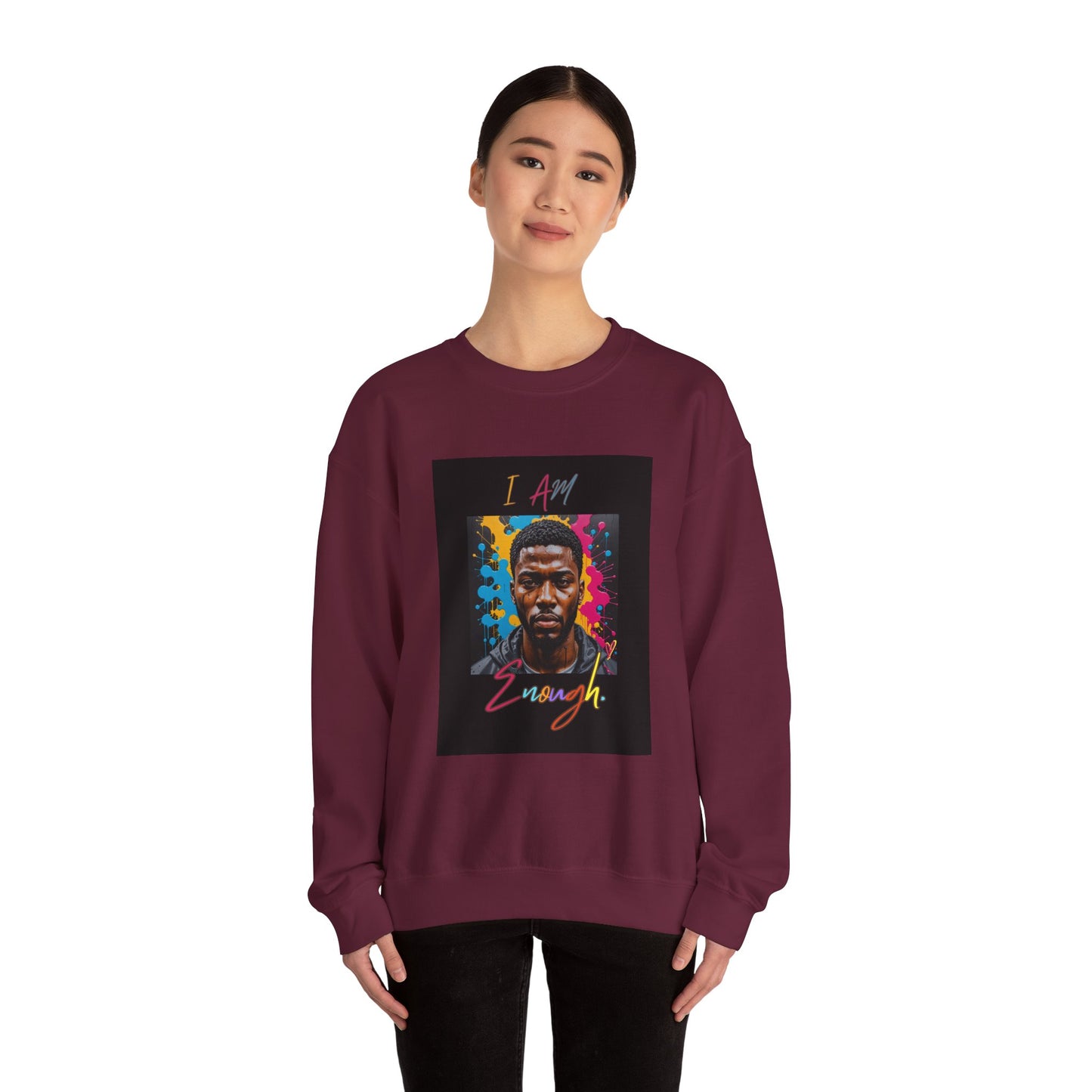 " Mi Amor' I am enough Crewneck Sweatshirt