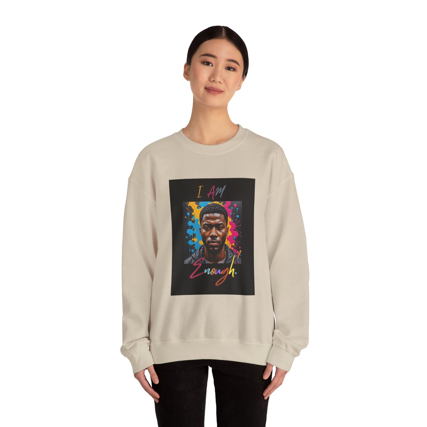 " Mi Amor' I am enough Crewneck Sweatshirt