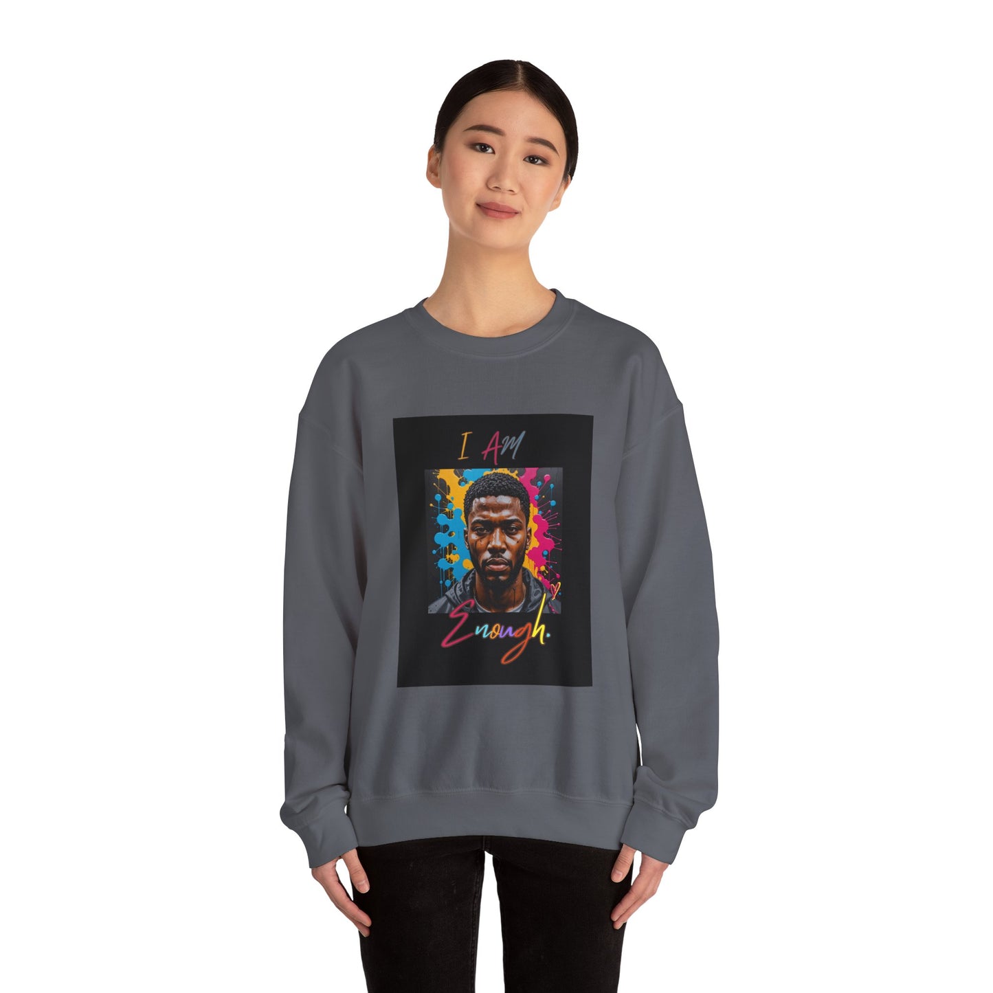" Mi Amor' I am enough Crewneck Sweatshirt