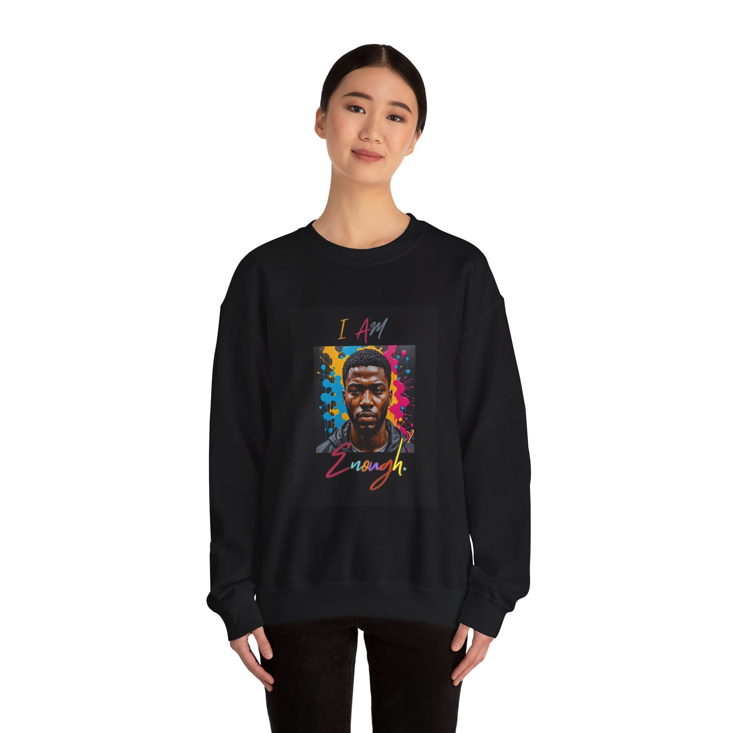 " Mi Amor' I am enough Crewneck Sweatshirt