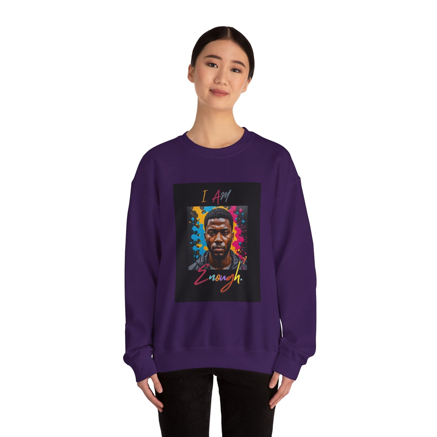 " Mi Amor' I am enough Crewneck Sweatshirt