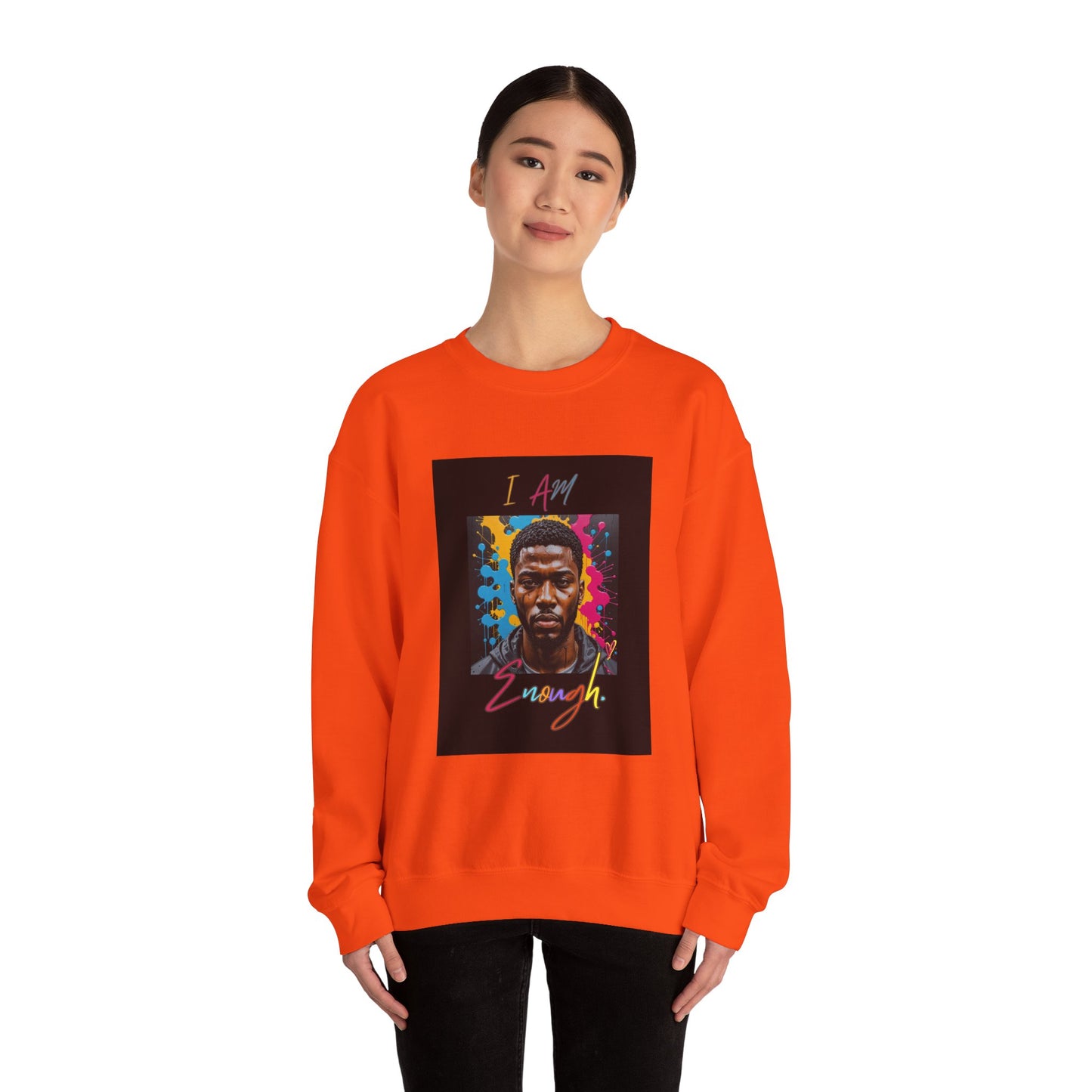 " Mi Amor' I am enough Crewneck Sweatshirt