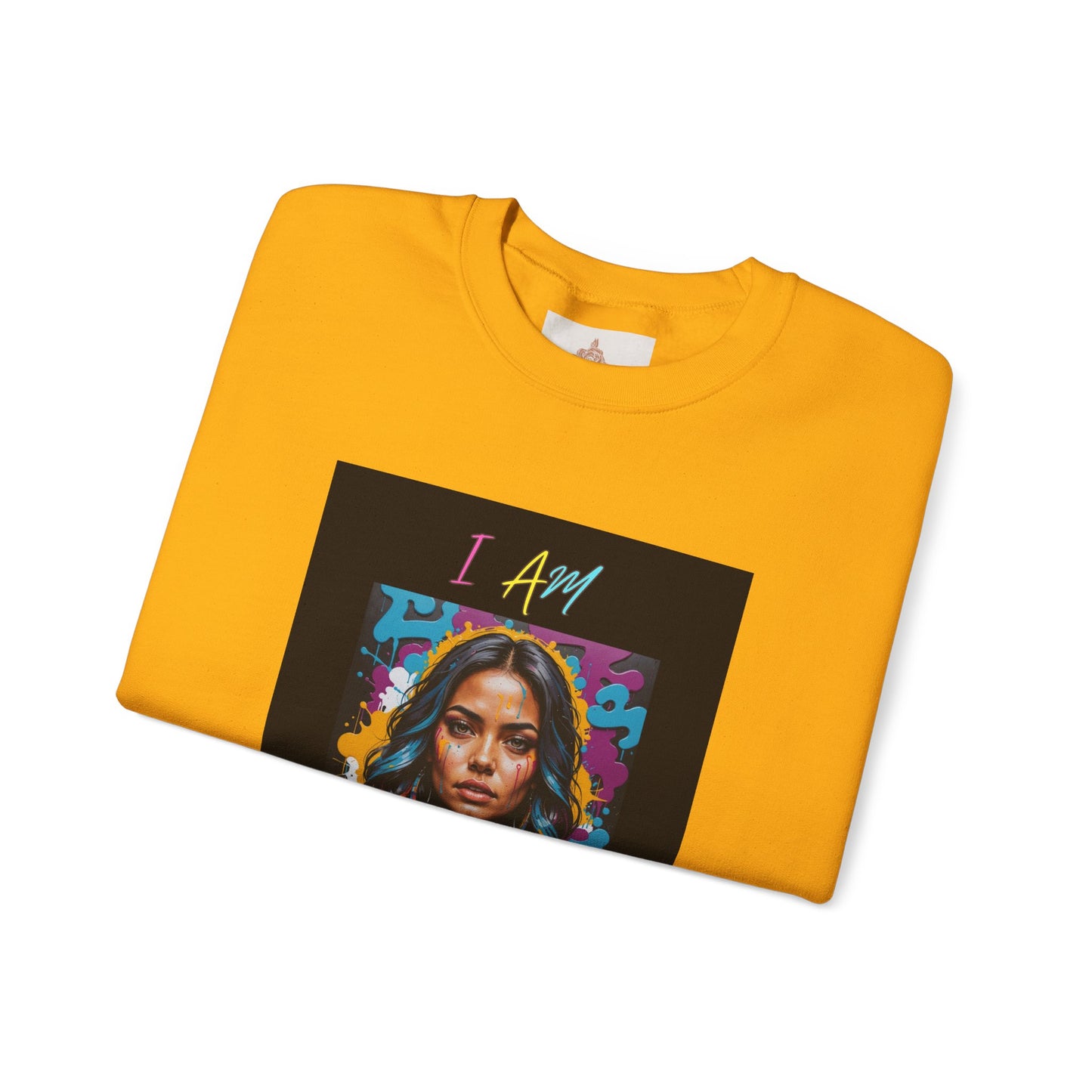 "Mi hermosa reina" 'I Am Enough' -Unisex Crewneck Sweatshirt