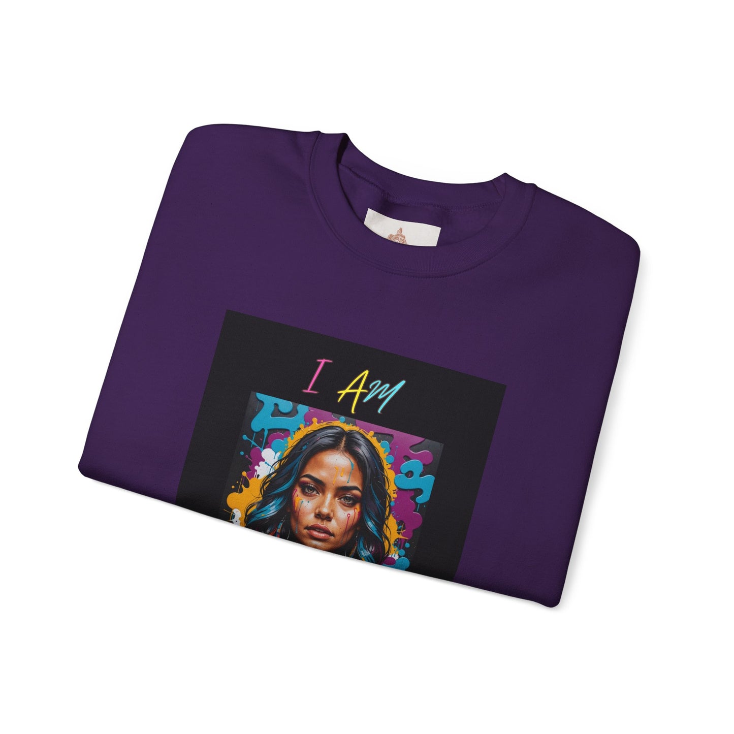 "Mi hermosa reina" 'I Am Enough' -Unisex Crewneck Sweatshirt