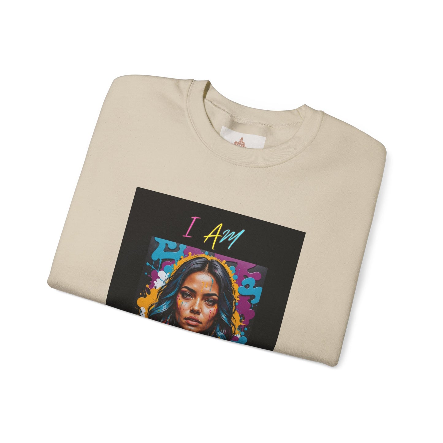 "Mi hermosa reina" 'I Am Enough' -Unisex Crewneck Sweatshirt