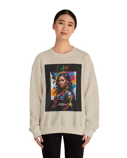 I Am Enough Artwork Crewneck Sweatshirt