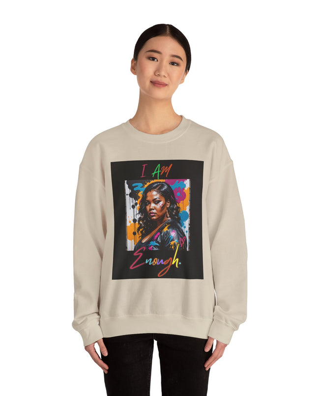 I Am Enough Artwork Crewneck Sweatshirt