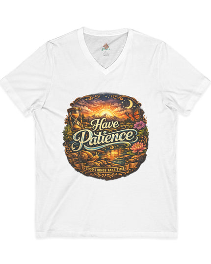Have Patience V-Neck Tee
