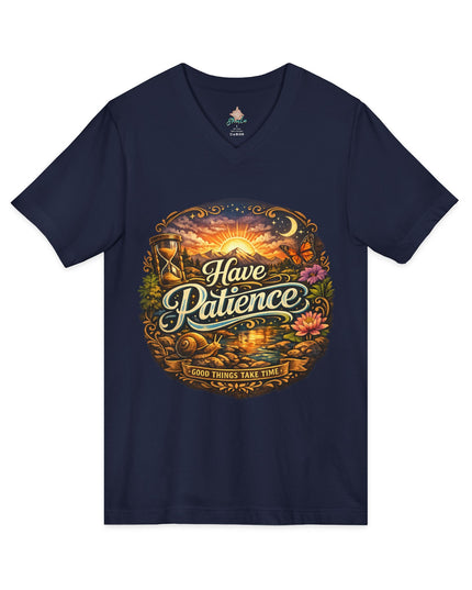 Have Patience V-Neck Tee