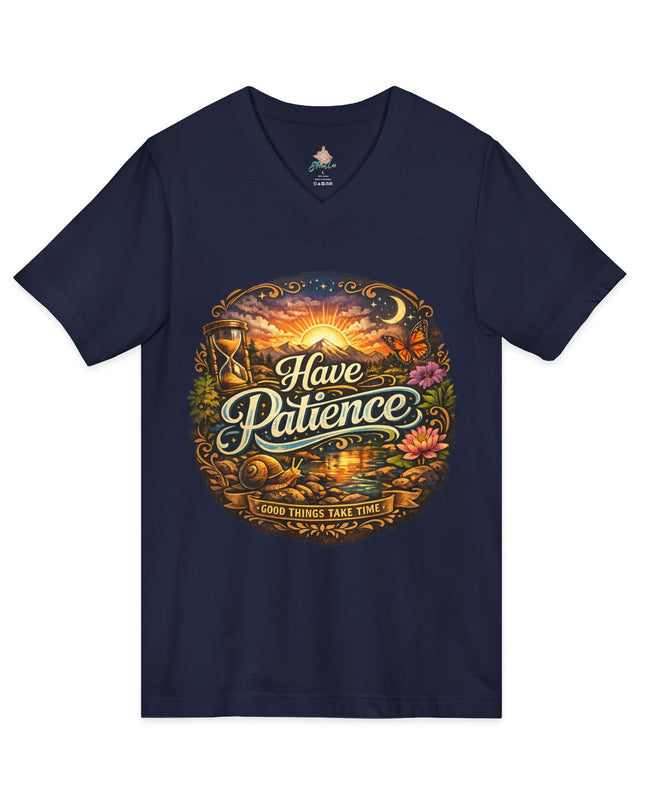 Have Patience V-Neck Tee