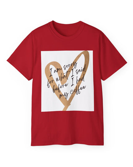 Coffee Attitudes Tee