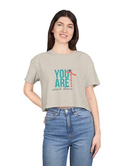 You are Enough- Crop Tee
