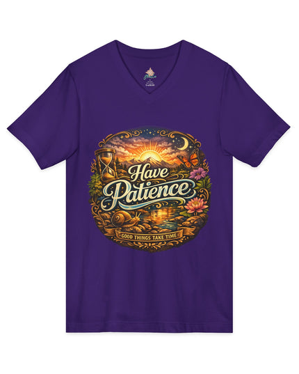 Have Patience V-Neck Tee