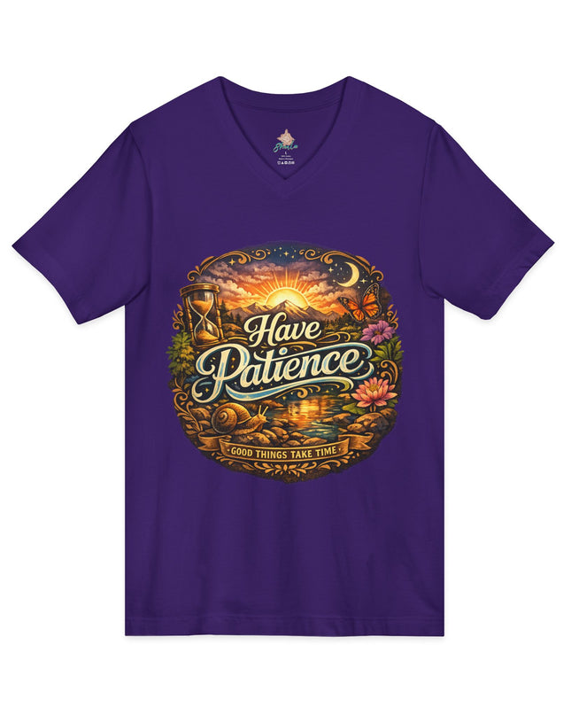 Have Patience V-Neck Tee