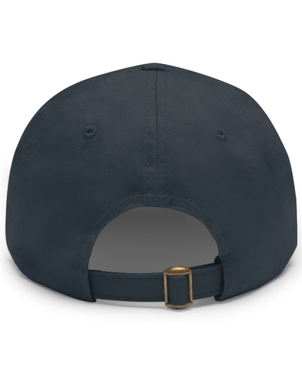 Stylish Dad Hat with Leather Rose Patch - Perfect Gift for Men & Women