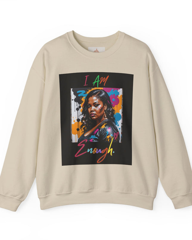 I Am Enough Artwork Crewneck Sweatshirt