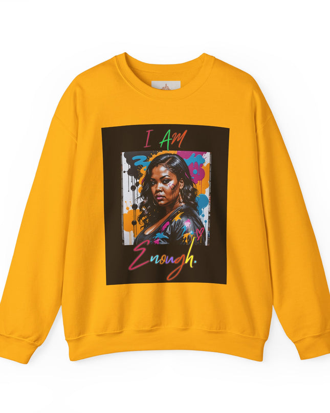 I Am Enough Artwork Crewneck Sweatshirt