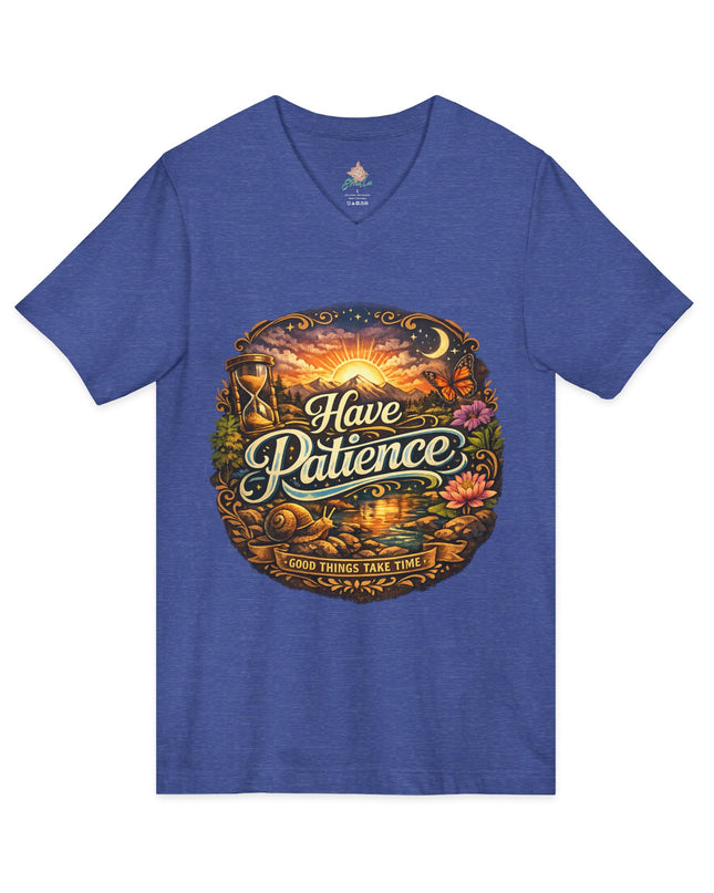 Have Patience V-Neck Tee