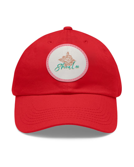 Stylish Dad Hat with Leather Rose Patch - Perfect Gift for Men & Women