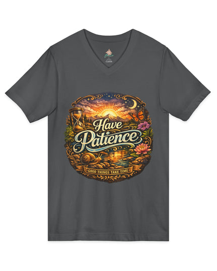 Have Patience V-Neck Tee