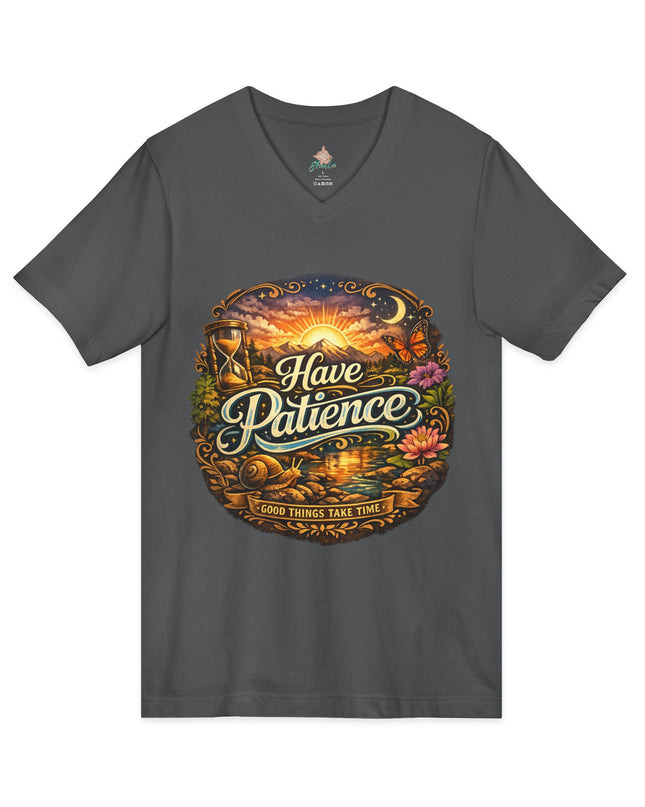 Have Patience V-Neck Tee