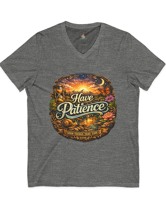Have Patience V-Neck Tee