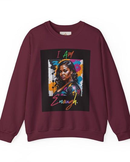 I Am Enough Artwork Crewneck Sweatshirt