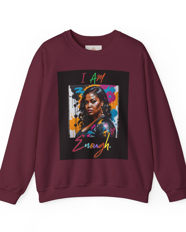I Am Enough Artwork Crewneck Sweatshirt