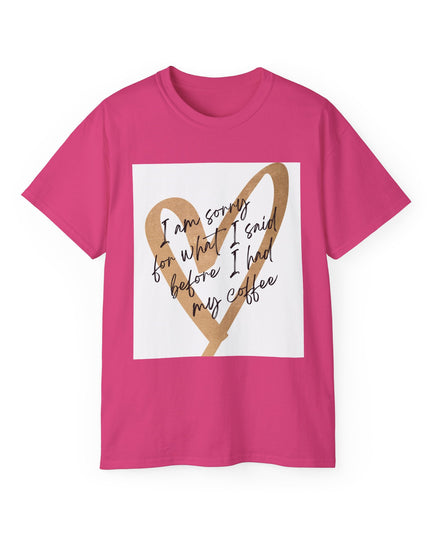 Coffee Attitudes Tee