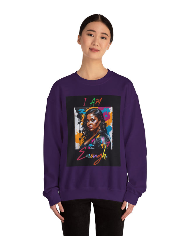 I Am Enough Artwork Crewneck Sweatshirt