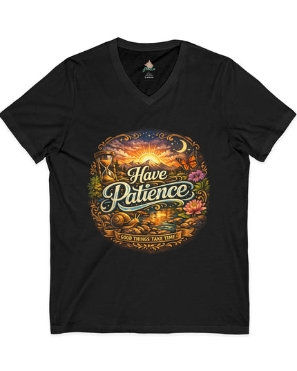 Have Patience V-Neck Tee