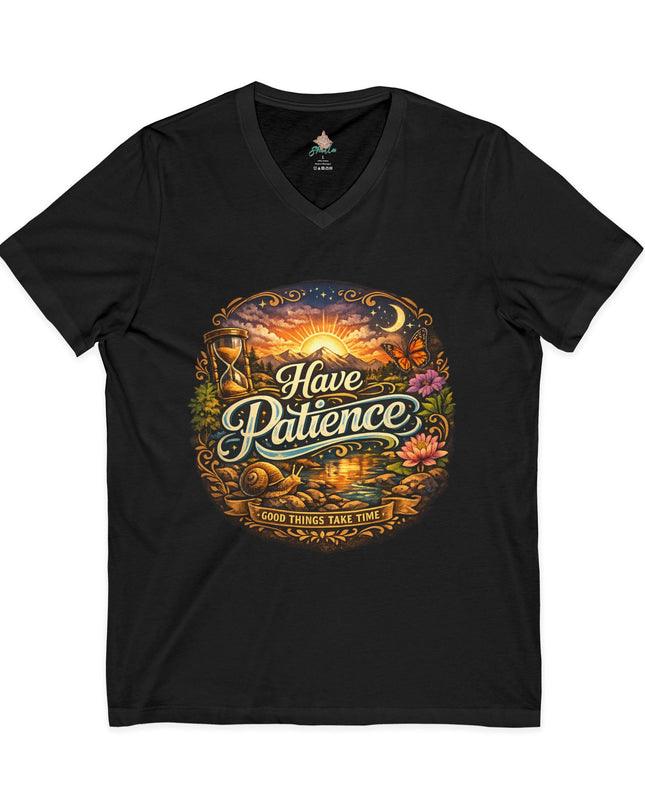 Have Patience V-Neck Tee
