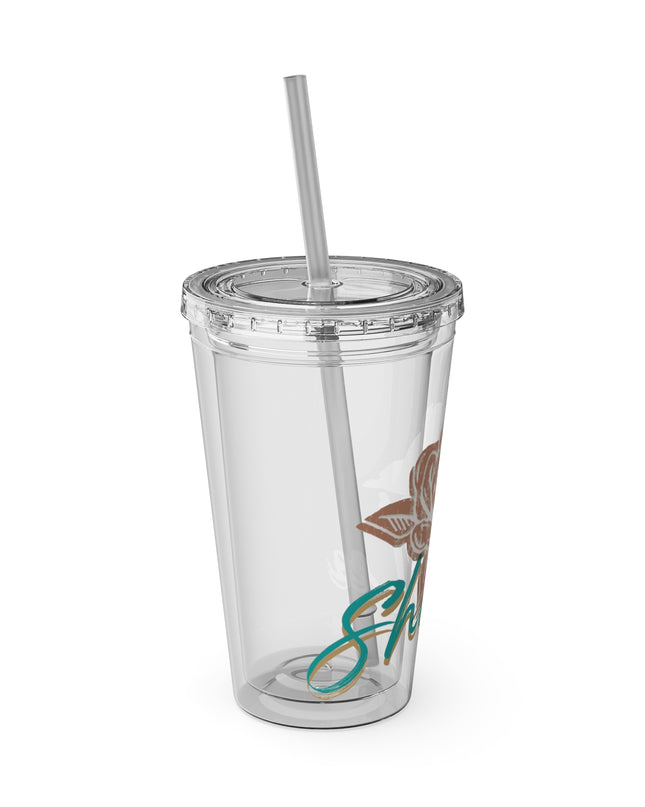 SheaLeeTumbler with Straw- Customizeable
