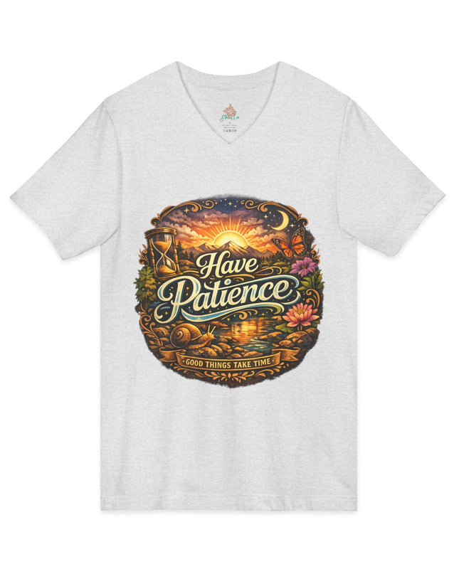 Have Patience V-Neck Tee