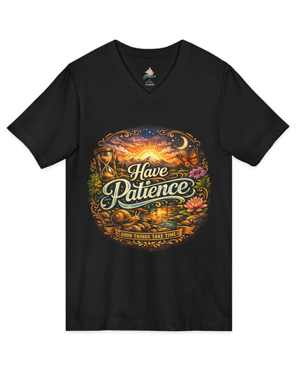 Have Patience V-Neck Tee