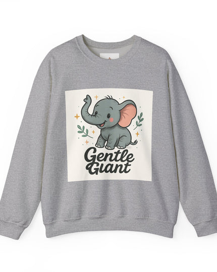 Gentle Giant Elephant Unisex Crewneck Sweatshirt