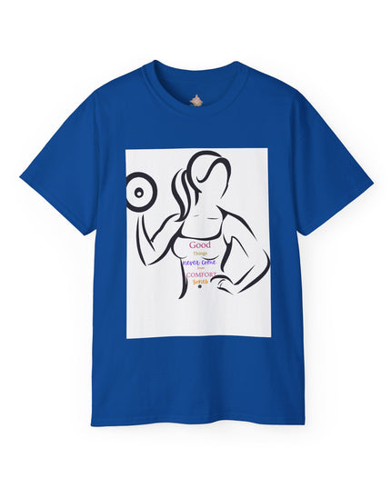 'Good Things/Comfort Zones Unisex Ultra Cotton Graphic Tee