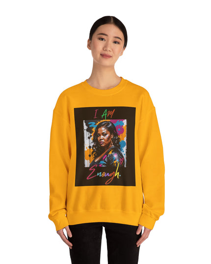 I Am Enough Artwork Crewneck Sweatshirt