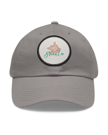 Stylish Dad Hat with Leather Rose Patch - Perfect Gift for Men & Women