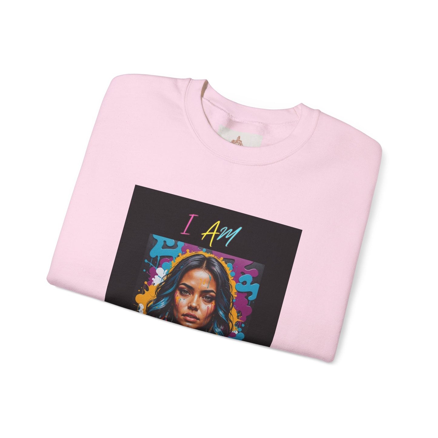 "Mi hermosa reina" 'I Am Enough' -Unisex Crewneck Sweatshirt