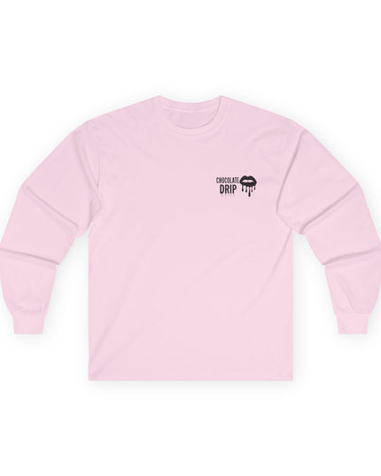 'Chocolate Drip' Lip Long Sleeve Tee