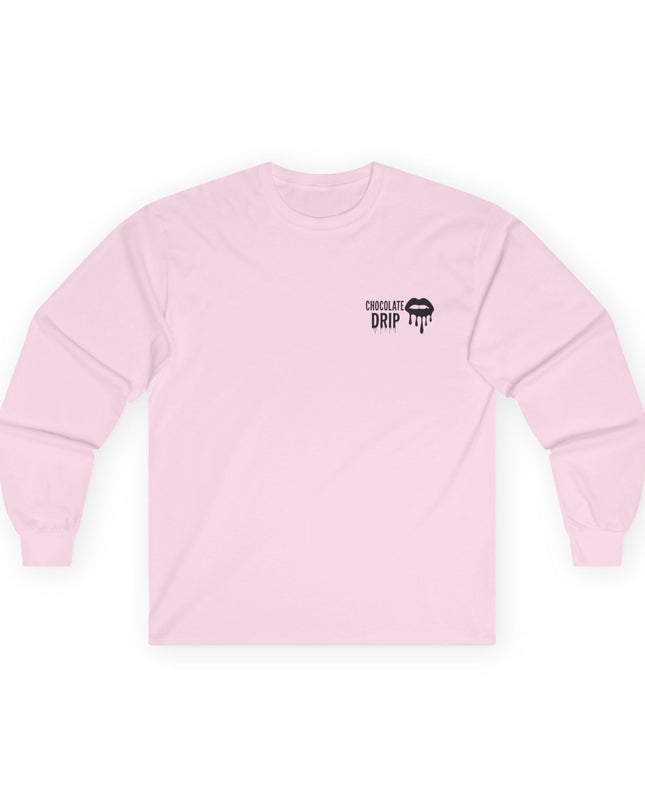 'Chocolate Drip' Lip Long Sleeve Tee