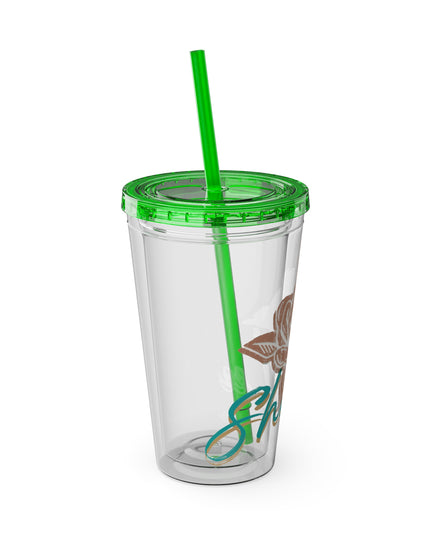 SheaLeeTumbler with Straw- Customizeable