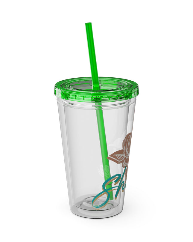 SheaLeeTumbler with Straw- Customizeable