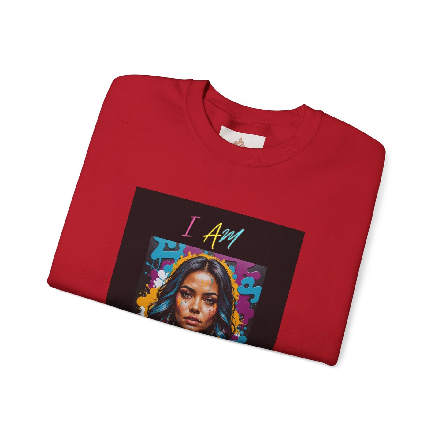 "Mi hermosa reina" 'I Am Enough' -Unisex Crewneck Sweatshirt