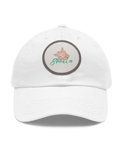 Stylish Dad Hat with Leather Rose Patch - Perfect Gift for Men & Women
