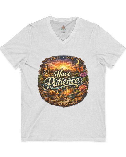Have Patience V-Neck Tee